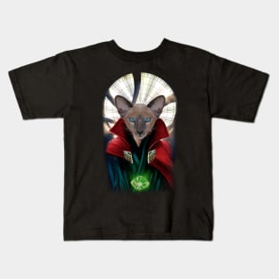 DOCPURR STRANGE Kids T-Shirt